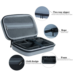 กระเป๋าใส่กล้องแบบพกพากล่องเก็บของ EVA กันกระแทกกันฝุ่นสำหรับกระเป๋า <span class=keywords><strong>DJI</strong></span> <span class=keywords><strong>OSMO</strong></span> <span class=keywords><strong>Pocket</strong></span> 3 <span class=keywords><strong>2</strong></span> - Product Image 5
