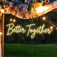 Enseigne néon LED acrylique personnalisée multicolore - Étanche, alimentée par courant alternatif, pour utilisation en extérieur/intérieur, pour mariages, hôtels, boutiques et décorations intérieures