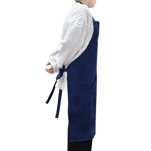 Delantales de Mezclilla de Alta Calidad para Cocina 2025, Delantales Largos Personalizados para Hombre con Bolsillos, Delantales de Mezclilla para Cocina y Restaurante - Product Image 5