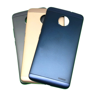 Teléfono Móvil carcasas volver cubierta de vidrio de la puerta de la batería para Motorola <span class=keywords><strong>moto</strong></span> E4 a E7 Plus jugar IR trasera cubierta - Product Image 1
