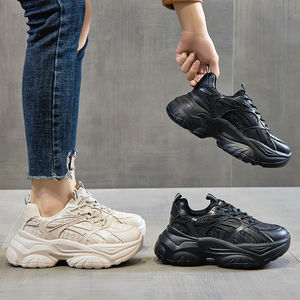 <span class=keywords><strong>Zapatillas</strong></span> de <span class=keywords><strong>mujer</strong></span> negras de moda, populares en línea, súper tendencia 2023, nuevas para primavera y otoño, estilo estudiantil, con suela gruesa que estiliza la figura, tipo Joker, Ins - Product Image 2