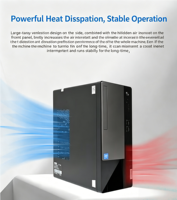 Ordinateur de bureau Lenovo Qitian M460 avec processeur Intel I5-13400, 8 Go de RAM, 512 Go de SSD, Windows 11 Commercial Office