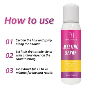 Spray Fixateur de Dentelle Personnalisé 6.8oz, Adhésif Extra Fort Sans <span class=keywords><strong>Colle</strong></span> pour Perruques, Closures et Extensions Capillaires - Product Image 5