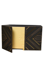 Coffret de parfum noir de luxe personnalisé, flacon échantillon réutilisable, boîte rigide en carton, fermeture magnétique, logo personnalisé, découpe laser, emballage