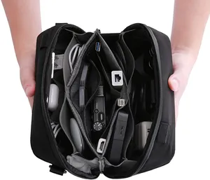 Du Lịch Cao Cấp Công Nghệ Điện Tử Tie Pouch Cáp Organizer Chủ