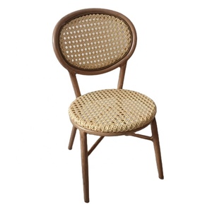 Silla de ratán de jardín al aire libre de color bambú Natural - Product Image 1