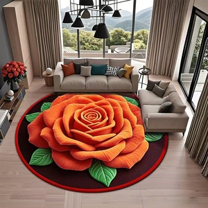 Vendita calda colorata grande Shaggy modello di fiori piano tappeti <span class=keywords><strong>tappeto</strong></span> per salotti e camere da letto - Product Image 5