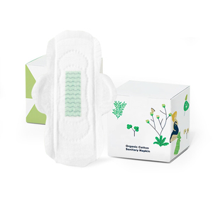 Serviette hygiénique jetable ultra-fine, respirante, douce, respectueuse de la peau, en fibres, avec ailettes et absorption optimale - Product Image 4