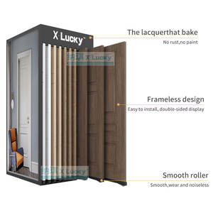 Porte-bonheur personnalisable en métal, porte en bois de <span class=keywords><strong>bambou</strong></span>, porte simple, porte intérieure de haute qualité, présentoir - Product Image 1
