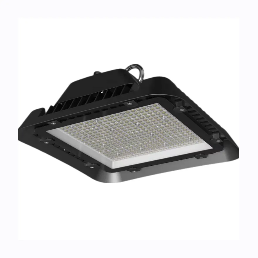 New led light lamp Led Square UFO Light 60 90 120 Degree 130LPM 100W 150W 200W Street Flood Garden IP65 IK10 high bay light lamp