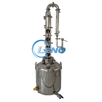 Colonne de Distillation LENO pour Liqueur, Alambic en Cuivre, Pot Still 50L 100L 200L, Équipement de Distillerie d'Alcool Domestique pour Moonshine