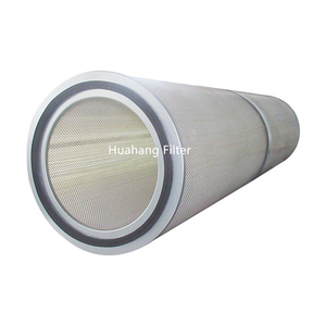 Buen precio ODM 100% Poliéster Cartucho de polvo lavable Fabricación de filtro Elemento de filtro de polvo - Product Image 4