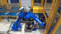 Yaskawa robots presse manipulation ou estampage pour presse robuste tendant pliage rayonnage et Pack Out métal traitement cnc machine