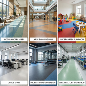 Rivestimento <span class=keywords><strong>per</strong></span> <span class=keywords><strong>Pavimenti</strong></span> Autolivellante in Resina Epossidica con Sabbia Colorata, Alta Lucentezza, Resistente agli Agenti Chimici, Vernice Decorativa al Quarzo Senza Giunti <span class=keywords><strong>per</strong></span> Interni - Product Image 2