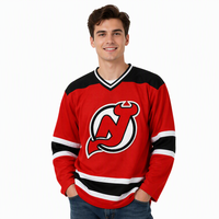 Écusson brodé thermocollant ou à coudre avec logo d'équipe de hockey sur glace, pour uniforme, maillot, casquette, sac à dos, DIY