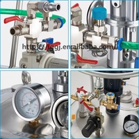 Pot de pulvérisation pneumatique de haute qualité 100L avec agitateur, réservoir de pression pour compresseur d'air industriel avec moteur et mélangeur automatique