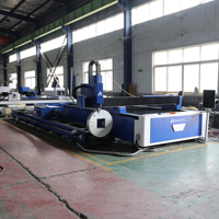 Machine de découpe laser à fibre CNC certifiée CE avec contrôle Cypcut et détection anti-collision IA pour le traitement des tôles et tubes métalliques