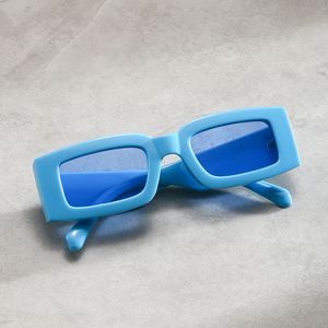 3402 New Arrival Fashion Personality Custom logo Design Small square <b>Frame</b> Vintage Women Men Sunglasses - Product Image 5