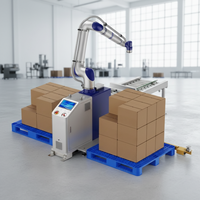 Palettiseur collaboratif JINWEI DS-CR25-G/S 25 kg 1798 mm G1750 S2150 mm CE UL NSF ISO 10218 9-13 pièces/min pour cartons et sacs sur palette
