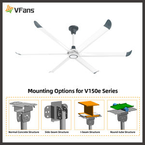 VFans Moteur réversible PMSM Ventilateur HVLS 220V Ventilateur de plafond à 6 pales <span class=keywords><strong>en</strong></span> aluminium Ventilateur à économie d'énergie sûr - Product Image 5