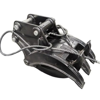 Grappin hydraulique pour la manipulation de pierres, de bûches et de débris, adapté aux mini-excavatrices de 3 tonnes, accessoire de démolition