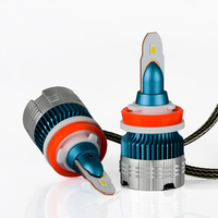 Mini MI2 50W LED Sistema de iluminación automática 5000lm H1 H3 H4 H7 H11 9005 9006 Proyector láser de largo alcance Faro para automóviles