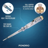 Stylo testeur de tension électrique 100-500V AC