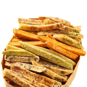 Bâtonnets de <span class=keywords><strong>taro</strong></span> croustillants OEM, bandes de <span class=keywords><strong>taro</strong></span> séchées, 100% légumes séchés naturels, idéal pour l'heure du thé - Product Image 1
