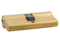 Cylindre de serrure à mortaise de profil européen de haute qualité, double rangée de goupilles, en zinc, pour porte