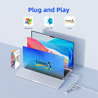 Hub USB C Multiports USB 2.0 3.0 480 Mbps 5 Gbit/s Adaptateur Répartiteur USB-A 4 Ports OTG pour MacBook Pro 13 15 Air Mi Pro pour HUAWEI