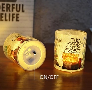 Ramadan Kareem Christmas Cup Holder Led <strong>Candle</strong> Light Eid Mubarak Decoration Home Islamic Muslim Party Eid <strong>Al</strong>-Fitr Ornaments - Product Image 2