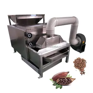 OC-GT500 Cocoa Shell Removing Machine/Small Cocoa Bean Winnower Coffee Bean Peeler/ Cacao Crushing Peeling Machine