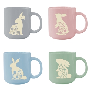 Direct Factory Customizable Elegant <b>Rabbit</b> Pattern Ceramic Coffee Cup Durable Festive Style for Business <b>Gifts</b> - Product Image 5
