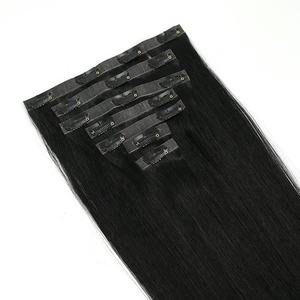 Amygirl Factory Direct 100% Cheveux vierges naturels Remy Clip-ins Machine Double Weft Extension Cheveux humains chinois pour toutes les couleurs - Product Image 4