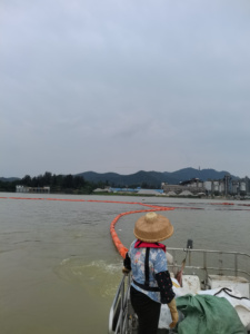 Biển lớp PVC <span class=keywords><strong>Inflatable</strong></span> bùng nổ cho ngoài khơi và bến cảng tràn ngăn chặn PVC rắn Float bùng nổ - Product Image 6