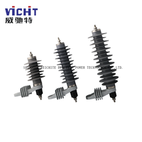 Parasurtenseurs haute tension série YH5WS, protection contre les surtensions, norme IEC6099-4, silicone de qualité aérospatiale, protection contre la foudre