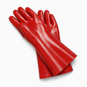 Gants enduits de PVC offrant une adhérence fiable et un port confortable et flexible pour la manutention des matériaux, l'entretien et les travaux généraux - Product Image 1