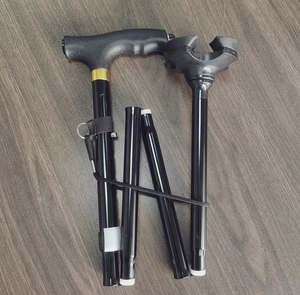 Ce chứng nhận đi bộ dính với ánh sáng LED có thể điều chỉnh đi bộ dính Nhôm gấp mía với ánh sáng cái Nạng - Product Image 2