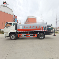 HEAVSTY 220HP Double Layer Beam 1Tyres Sanitation Heavy Duty Diesel New 4700 Wheelbase Dust Sprinkler Truck for CLD5180TDYZZ6