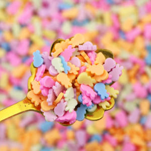 Pâques printemps couleur vive lapin polymère argile arrose tranches lapin de Pâques pour Slime artisanat ongles déco gobelet résine charges - Product Image 4