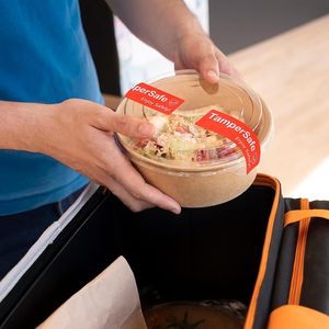 Etiqueta a prueba de manipulaciones para alimentos personalizada, etiqueta impermeable de vinilo sellado de seguridad para entrega, etiquetas de frescura, embalaje de alimentos y bebidas - Product Image 6