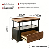 Table d'appoint moderne en pierre mobile, table de bout de canapé multifonctionnelle, étagère de rangement, meuble d'angle pour salon, chambre à coucher, chevet