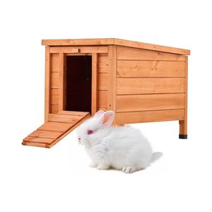 Nouveau Style StyleFactoryWholesale Design Outdoor House Weatherproof Rabbit <span class=keywords><strong>Hutch</strong></span> Hideout Indoor <span class=keywords><strong>Bunny</strong></span> CageDiscount - Product Image 1