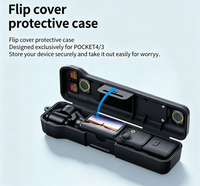 Accessoire de rangement pour filtres d'appareil photo DJI Osmo Pocket 3/4, étui de protection pour filtres d'objectif avec rotation à 360 degrés et cordon