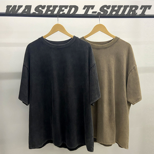 <span class=keywords><strong>T</strong></span>-Shirt Streetwear con Stampa Grafica DTG, Magliette Oversize Effetto Lavaggio Acido per Uomo, <span class=keywords><strong>T</strong></span>-Shirt Vintage Personalizzate Unisex - Product Image 1