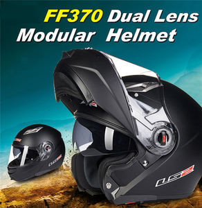 FF358-<span class=keywords><strong>Casco</strong></span> de motocicleta abatible hacia arriba para hombre y mujer, Capacete de doble Visor, Modular, Original - Product Image 6