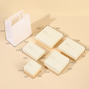 Caja de regalo de joyería con cubierta rectangular Heaven Earth personalizada con tapa reciclable, forro de gamuza, almacenamiento y bolso de San Valentín - Product Image 6