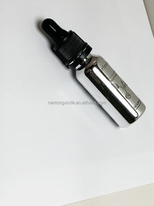 ฝาหยดน้ำพลาสติกสีดำด้านขนาด18มม. พร้อมปิเปตแก้วสำหรับขวดน้ำมันหอมระเหย - Product Image 3