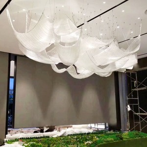 Lustre suspendu en cristal doré à LED, design branche d'arbre, gouttes de pluie, intensité variable, pour salle à manger, salon, hôtel - Product Image 2