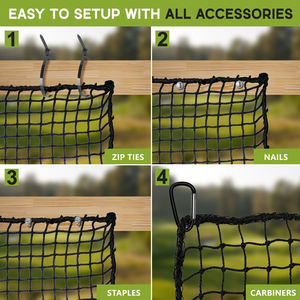 Red de práctica de golf de malla de 30x30 pies, la más vendida, para campo de golf y jardín - Product Image 4